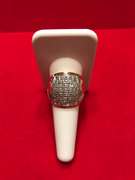 MEN’S 10K GOLD AND DIAMOND DOME RING
