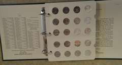 Estate Lot Of Coin Books With Coins