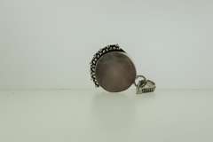 Silver-Tone Color Stone Pendant