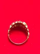 MEN’S 10K YELLOW GOLD DIAMOND RING NUGGET STYLE