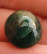 Amazing 7.33ct bi-color Grandidierite cabochon