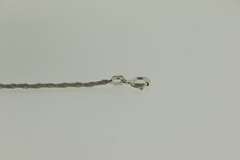 Italian Sterling Silver Rope Chain Bracelet