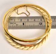 Lovely Trio of Bangle Bracelets