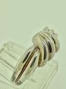 Vintage Fine Silver Love Knot Ring