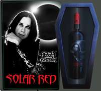 Ozzy Osbourne Autographed LP Display with Wine in Coffin