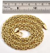 Beautiful Byzantine Chain Necklace in Vermeil