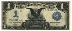 1899 Series Large Size $1 'Black Eagle' Silver Cert