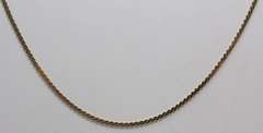Simple Yellow Gold Serpentine Chain