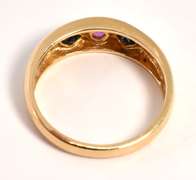 Sweet Sapphire & Ruby Ring