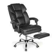 Office Chair Ergonomic Design Wide Seat with Footrest