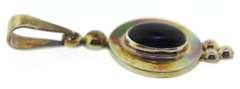 Sterling Silver Black Onyx Pendant