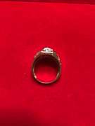 MENS 10K GOLD AND DIAMOND RING