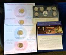 Estate Lot Of Coins in Display  Holders.