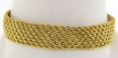 Fabulous Yellow Gold 7 Strand Rope Bracelet