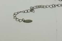 Vintage VCLM Victorian White Beads Cross Necklace