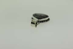 Silver-Tone Color Stone Pendant