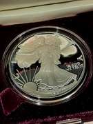 1987 S &1988 S Proof Silver Eagles Box and Papers With Boxs Papers