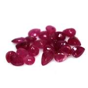 Heated only! 9.83ct violet red Ruby set