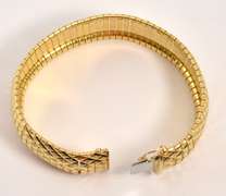 Bold Link Bracelet in Vermeil