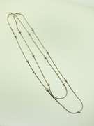 Italian Sterling Silver ball Motif  Chain