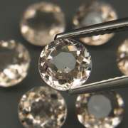 Matched 5.44ct set of untreated Morganite