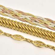 Lovely Trio of Vermeil Bracelets