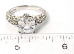 Sterling Silver CZ Cocktail Ring