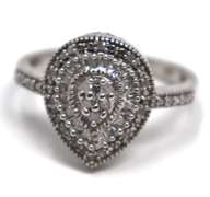 Group Lot of 5 Sterling Silver Rings