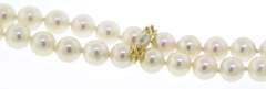 Stunning 14kt YG Double Pearl and Diamond Station Bracelet