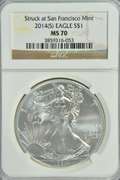 Special 2014(S) San Fran Mint $1 Silver Eagle. NGC MS70