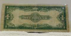 1923 Large Size, $1.00 Sil Cert, circ, nice