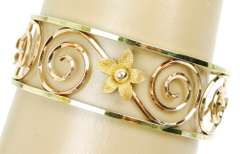 Vintage Krementz Gold-Filled Cuff & Earrings
