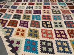 COLORFUL HAND KNOTTED KLIM 5x6.7