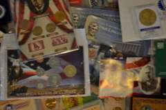 Vintage Lot Of Coins Medals and Sets