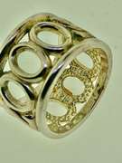 Sterling Silver Love Wide Ring