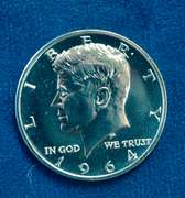 Lot Of 3 1964 Accent Hair Proof Kennedy Half
