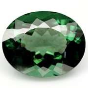 Ravishing 32.86ct tourmaline green Hydrothermal Amethyst