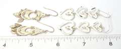 Lot of 2 Pairs of Sterling Silver Earrings