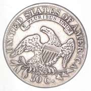 1833 Capped Bust Half Dollar