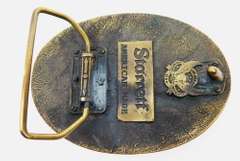 Vintage Starrett Brass Belt Buckle