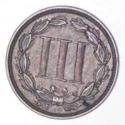1870 Nickel Three-Cent Piece