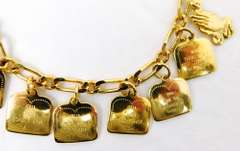 Vintage 10 Commandments Charm Bracelet