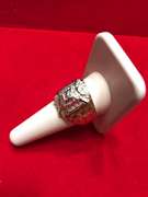 MENS 10K GOLD AND DIAMOND RING