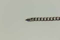14K White Italian Milor Curb link Bracelet