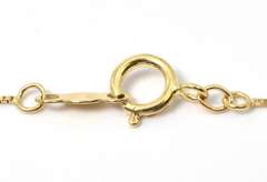 Understated Diamond & Ruby Necklace in 14KT Yellow Gold