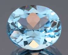 High fire! 6.41ct sky blue Brazilian Topaz