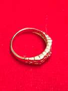 MEN'S 10K GOLD AND DIAMOND CUT RING