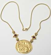 Contemporary 18K Necklace with Ancient Inspiration