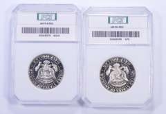 (2) PR67 1968-S & 1969-S Silver Clad Kennedy Half Dollars - Graded PCI
