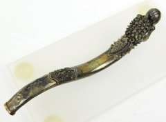 Early Rare Silver Figural Dragon Cigarette/Cigar Holder